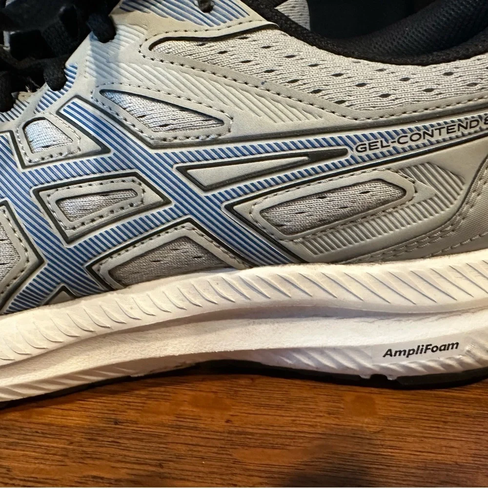 ASICS Men's Black and Gray Athletic Shoes